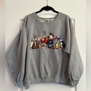 Vintage 1991 Looney Tunes Full Cast Crewneck Sweater